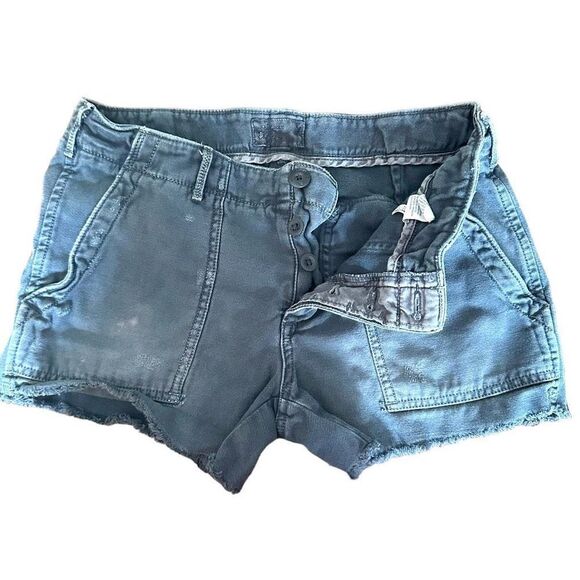 American Eagle Outfitters Low Rise Button Fly Shortie Shorts Size 6 - Y2K Style - Picture 5 of 5